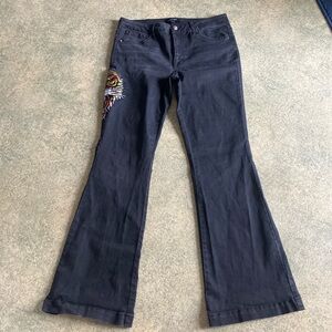 Ed Hardy Black Denim Jeans